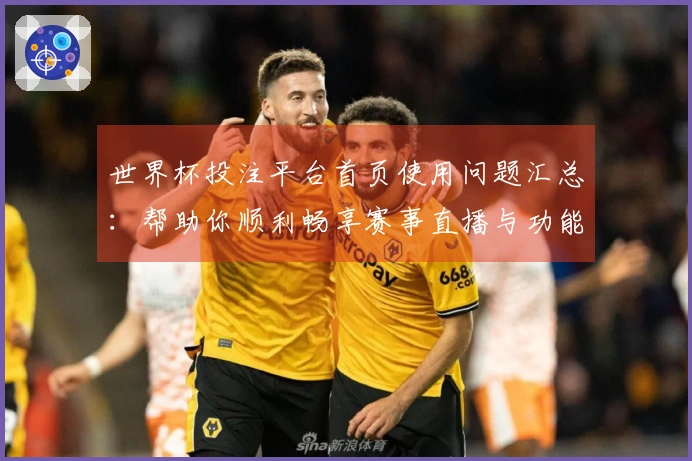 世界杯投注平台首页使用问题汇总：帮助你顺利畅享赛事直播与功能体验