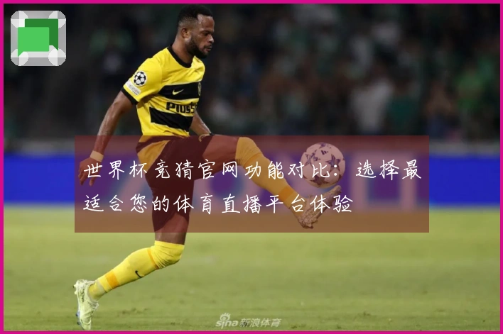 世界杯竞猜官网功能对比：选择最适合您的体育直播平台体验